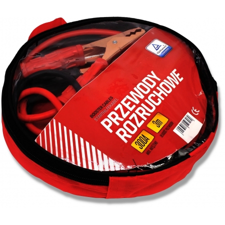 MOCNE PRZEWODY KABLE ROZRUCHOWE 300A 3M 12/24V